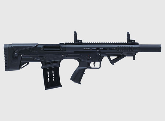 Taktikal Üzümlü Bullpup BPT-12 Siyah Şarjörlü Av Tüfeği 12 Kalibre 10+1